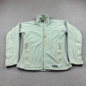 Patagonia R3 Jacket Womens Medium Green Fleece Polartec Full Zip Regulator 25725